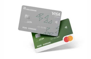 Վարկային գիծ Mastercard standart / Visa Classic քարտով