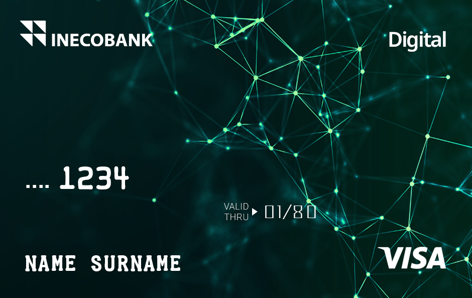 Visa Digital քարտ Ինեկոբանկից
