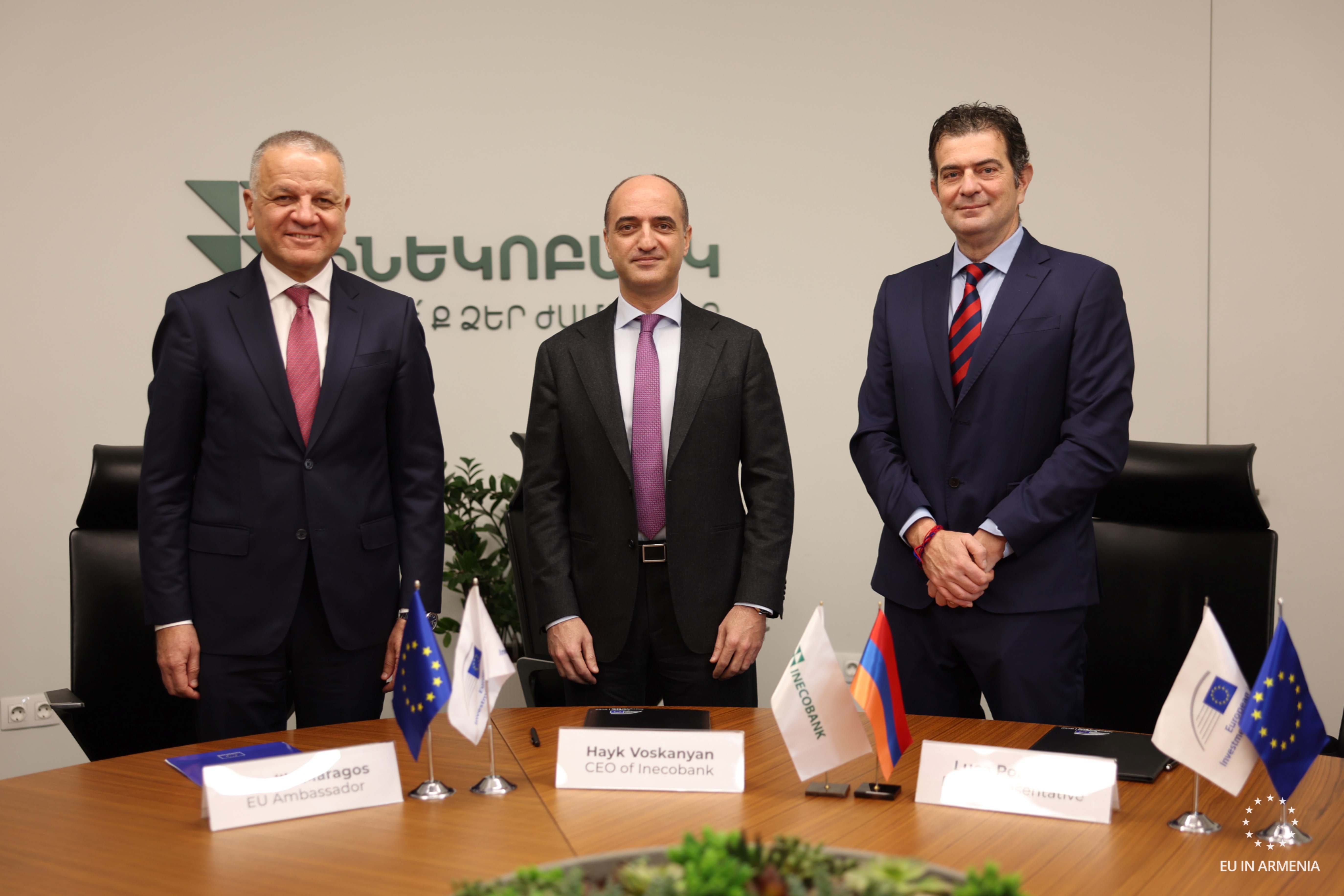EIB Group and Inecobank strengthen support for Armenian businesses through  EU-backed guarantee